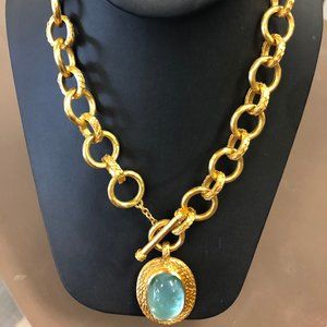 Julie Vos Pendent Link Necklace